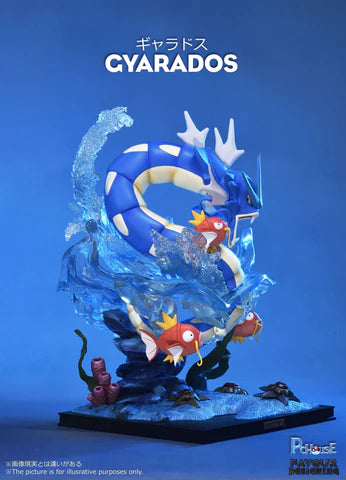 【Sold out no more】Gyarados Family-Pokemon Resin Statue-PCHouse Studio