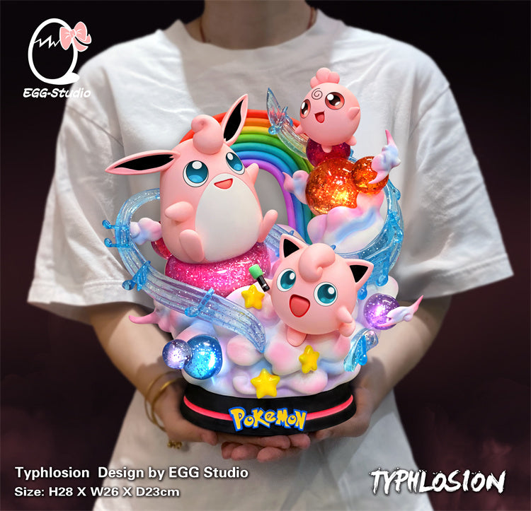 【In stock】Evolution of Jigglypuff with LED-Pokemon-EGGS Studio