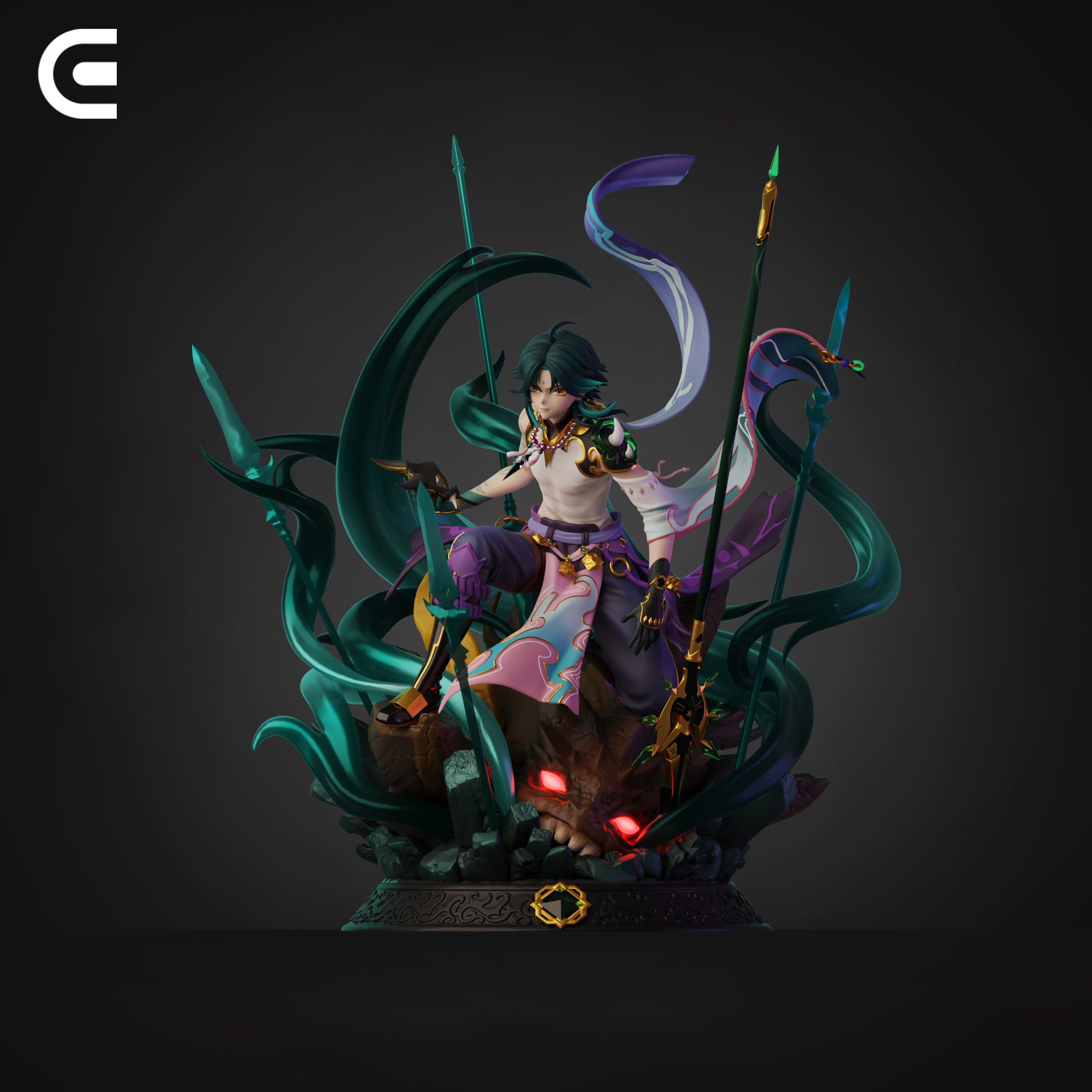 【Pre-sale】1/4 Scale Vigilant Yaksha Xiao-Genshin Impact-Clio Studio