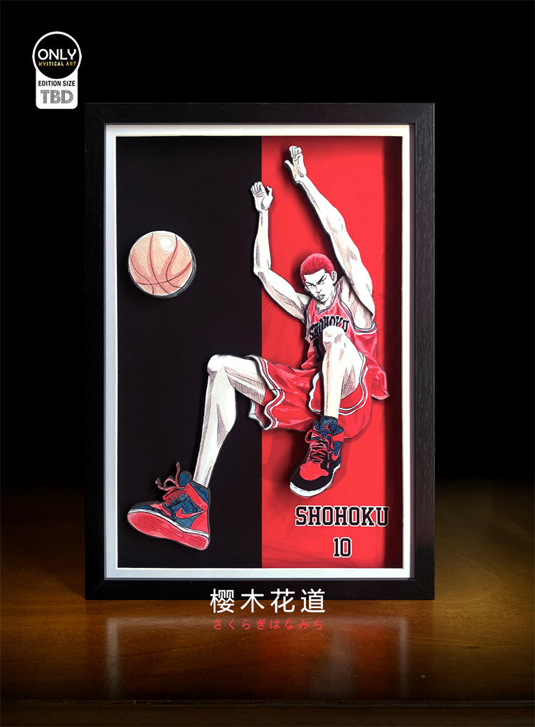 【Pre-sale】3D Five Tigers of Shohoku Decoration Painting-SLAM DUNK-DaoRen Studio