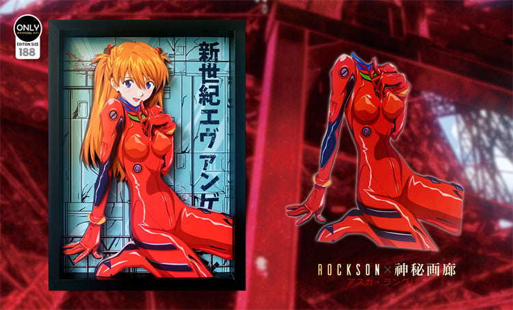 【Pre-sale】Asuka Langley Soryu 3D Decoration Painting-Evangelion-Mystical Art Studio