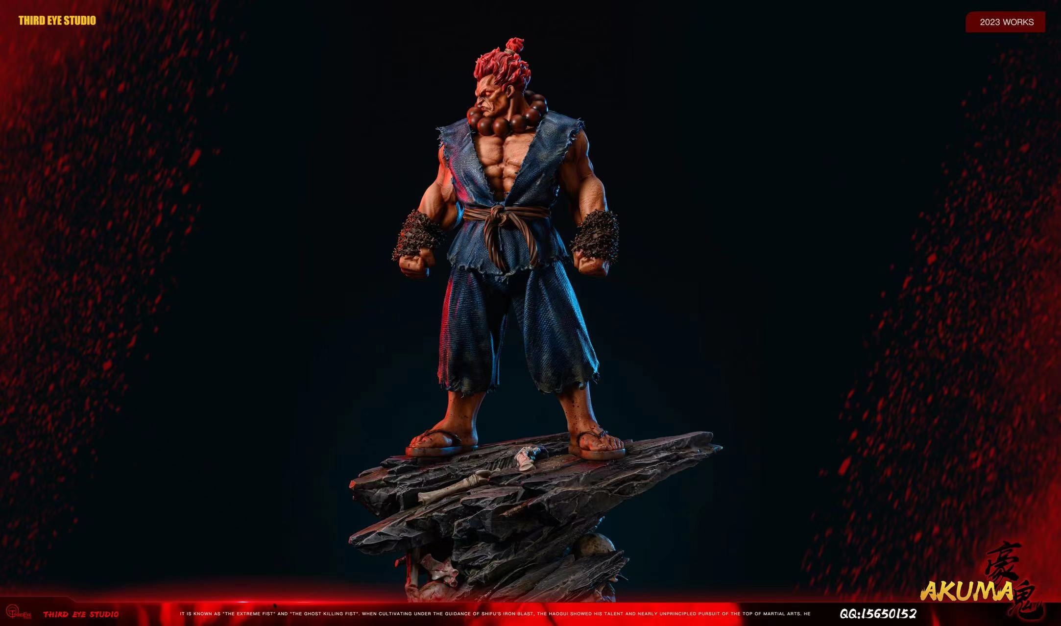 【Pre-sale】1/4 Scale Akuma-Street Fighter-Third Eye Studio