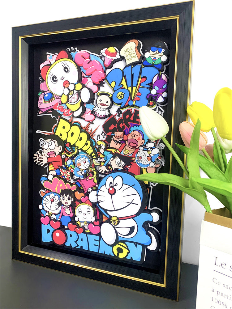 【In stock】3D Decorative Paint of Doraemon & Nobita Nobi-Doraemon-momo Studio
