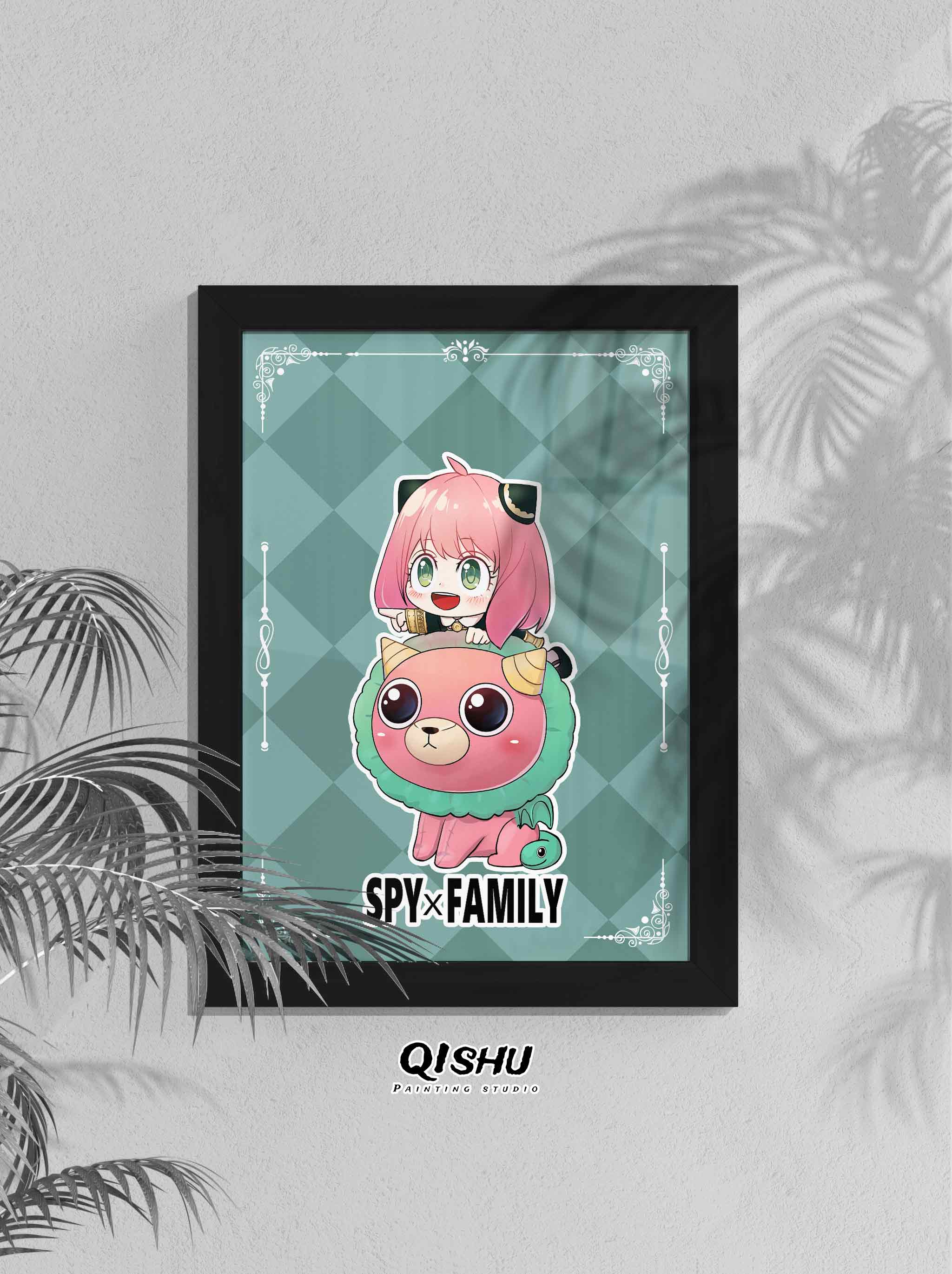 【Pre-sale】A4 & 7 inches Size Anya Forger Decoration Painting-QiShu Studio