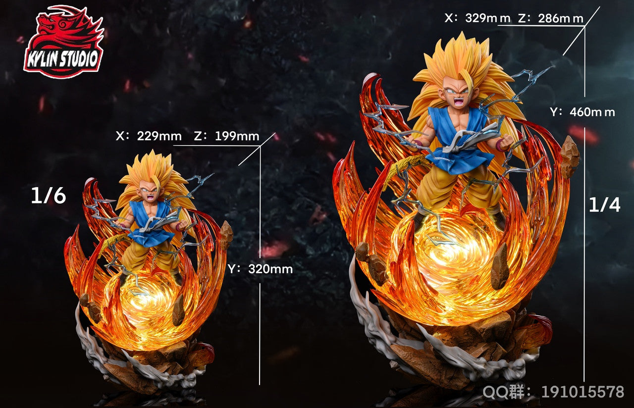 【Pre-sale】1/6 & 1/4 SS3 Goku  -Gragon Ball - Kylin Studio
