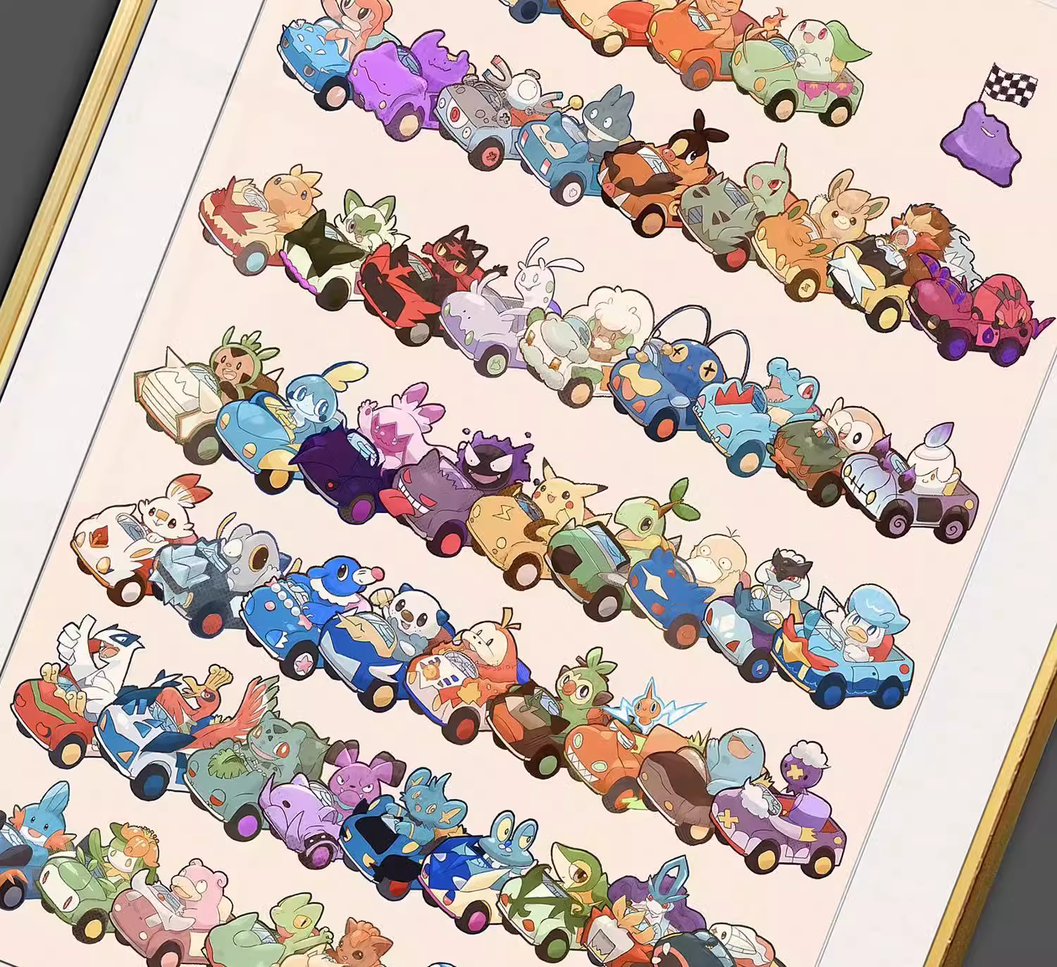 【In stock】Decorative Painting of Pokemon-Billion Birds Studio