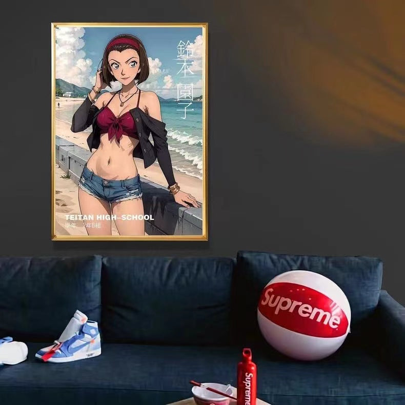 【In stock】Decorative Painting of Mouri Ran & Suzuki Sonoko-Detective Conan-Billion Birds Studio