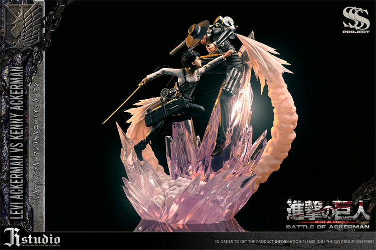 【Sold out】Version A Levi VS Kenny-Attack on Titan-JR Studio