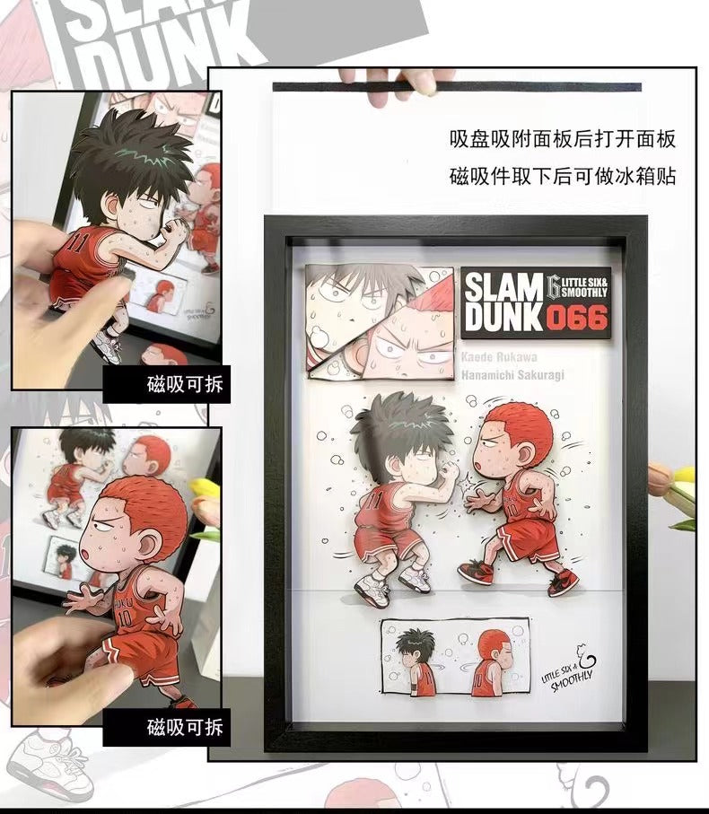 【In stock】Decorative Painting of Kaede Rukawa & Hanamichi Sakuragi-Slam Dunk-momo Studio