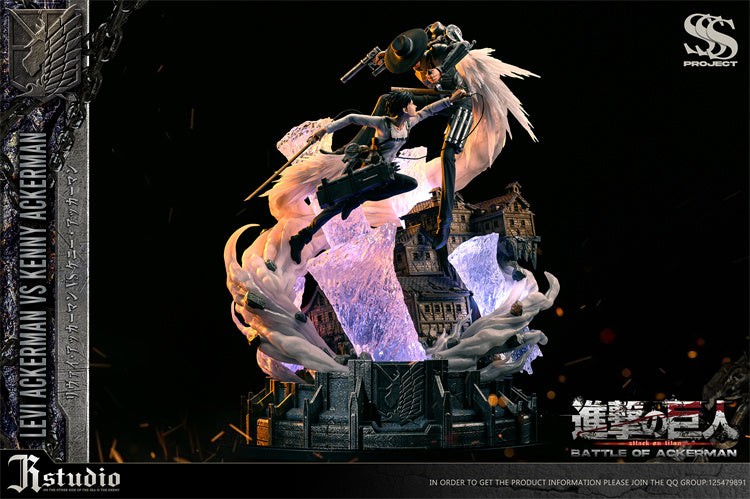 【Sold out】Version A Levi VS Kenny-Attack on Titan-JR Studio