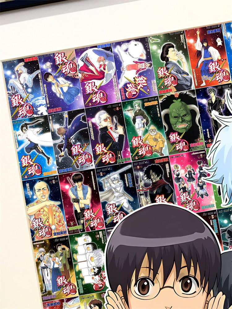 【Pre-sale】Sakata Gintoki, Shimura Shinpachi & Kagura GINTAMA 19th Anniversary Decorative Painting-GINTAMA-XingKong Studio