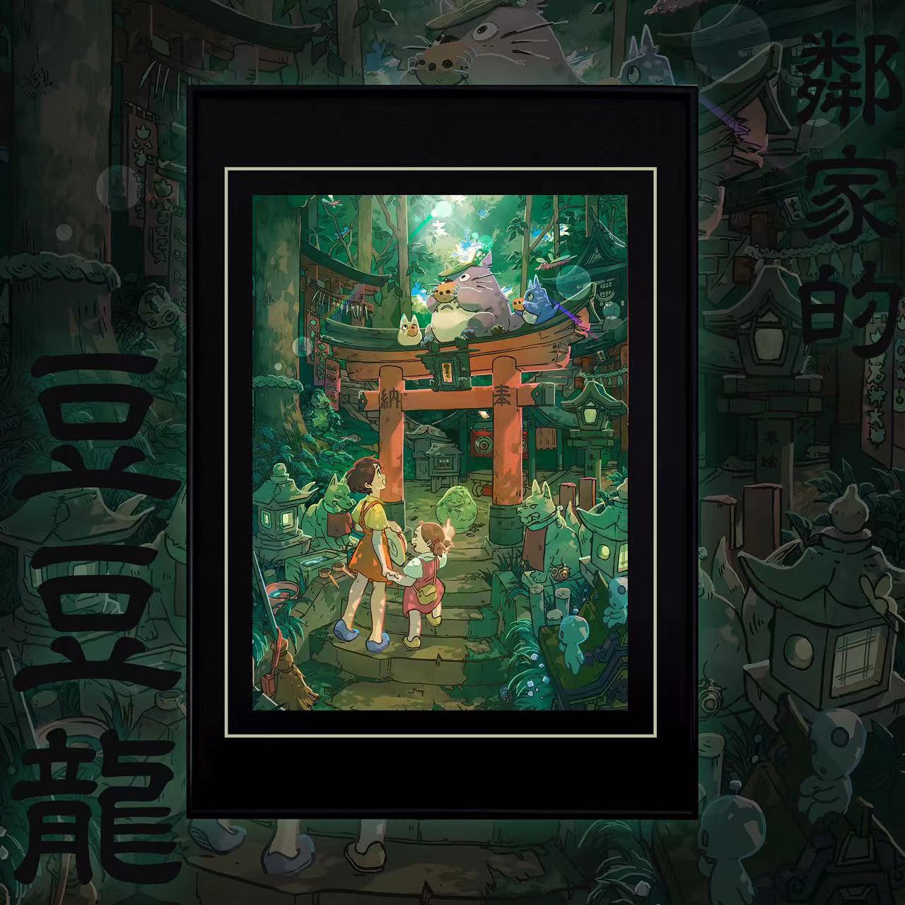 【In stock】MY NEIGHBOUR TOTORO Decoration Painting-Studio Ghibli