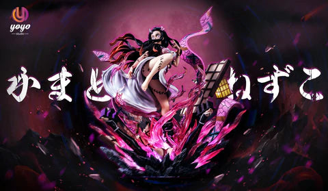 【In stock】1/6 Scale Nezuko Fully Awakened Form & Crying Little Nezuko-YOYO-Studio