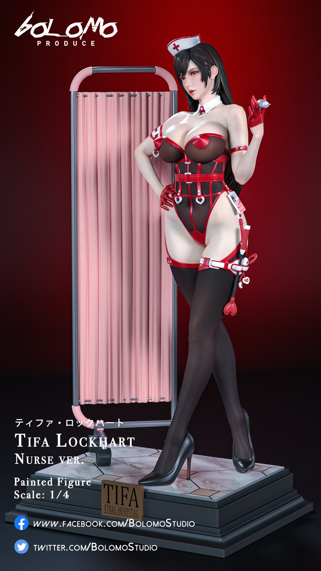 【Pre-sale】1/4 Scale Nurse Tifa-Final Fantasy-Bolomo Studio