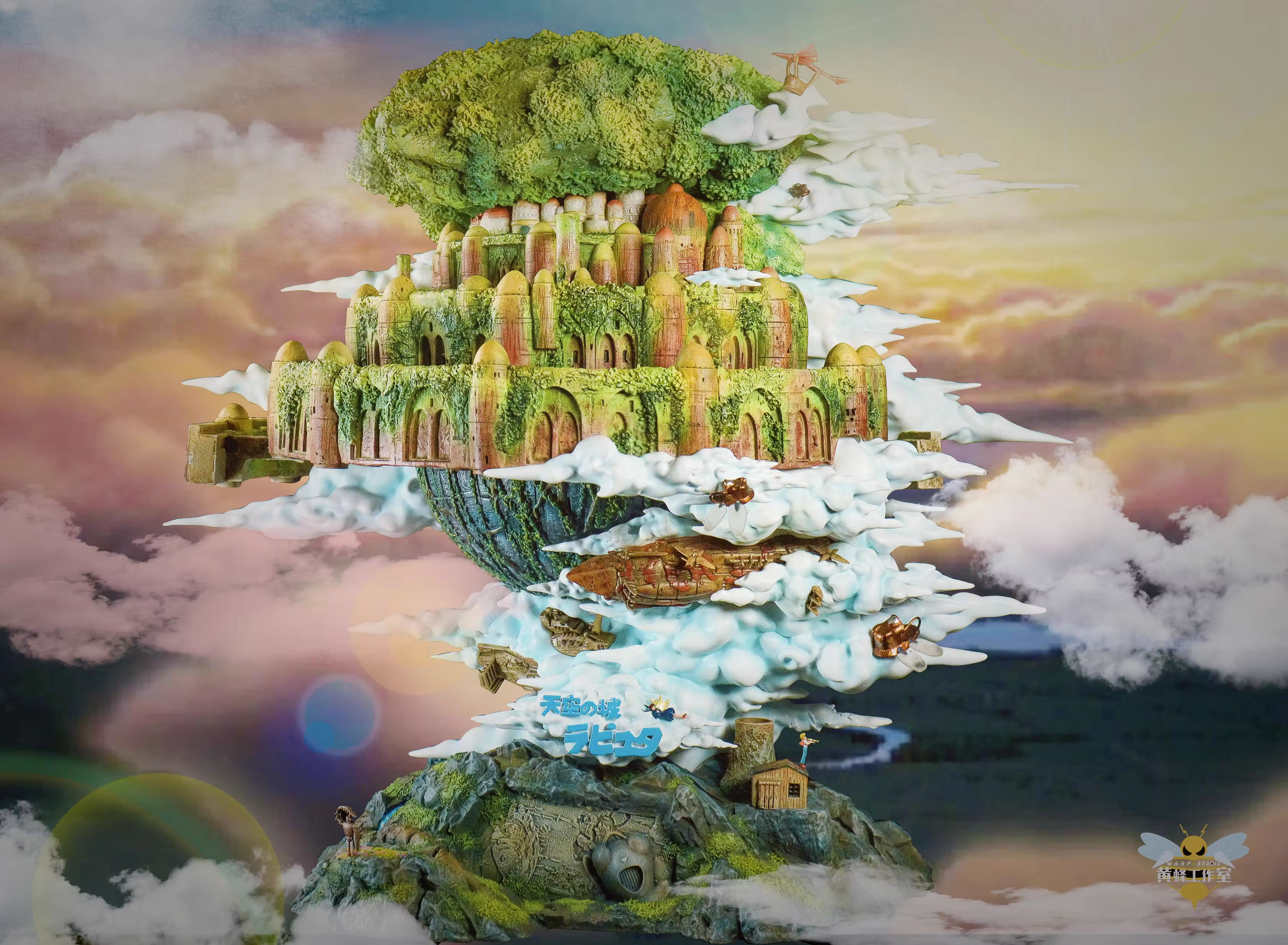 【Sold out】Typical Scene 003 Castle in the Sky-Studio Ghibli-Wasp Studio