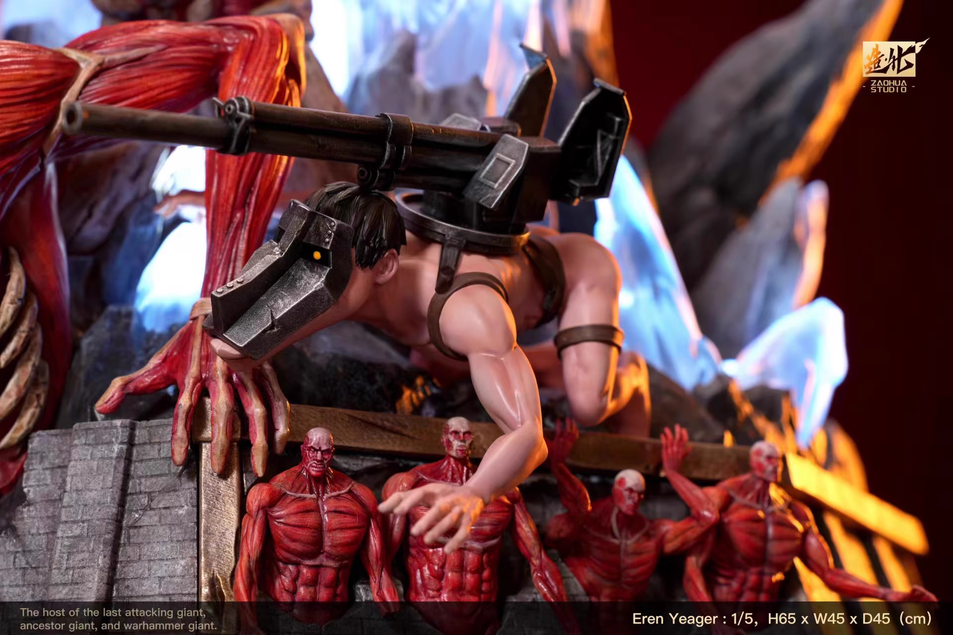 【Sold out】1/5 Scale Eren-Attack on Titan-ZaoHua Studio