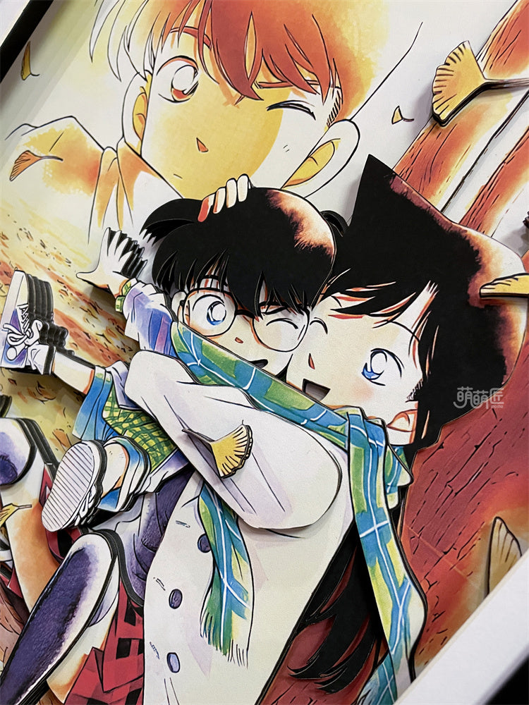 【In stock】3D Decorative Paint of The Bride of Halloween Conan Edogawa & Ran Mori-Detective Conan-momo Studio