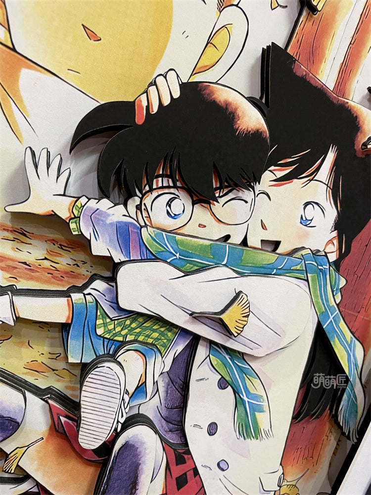 【In stock】3D Decorative Paint of The Bride of Halloween Conan Edogawa & Ran Mori-Detective Conan-momo Studio