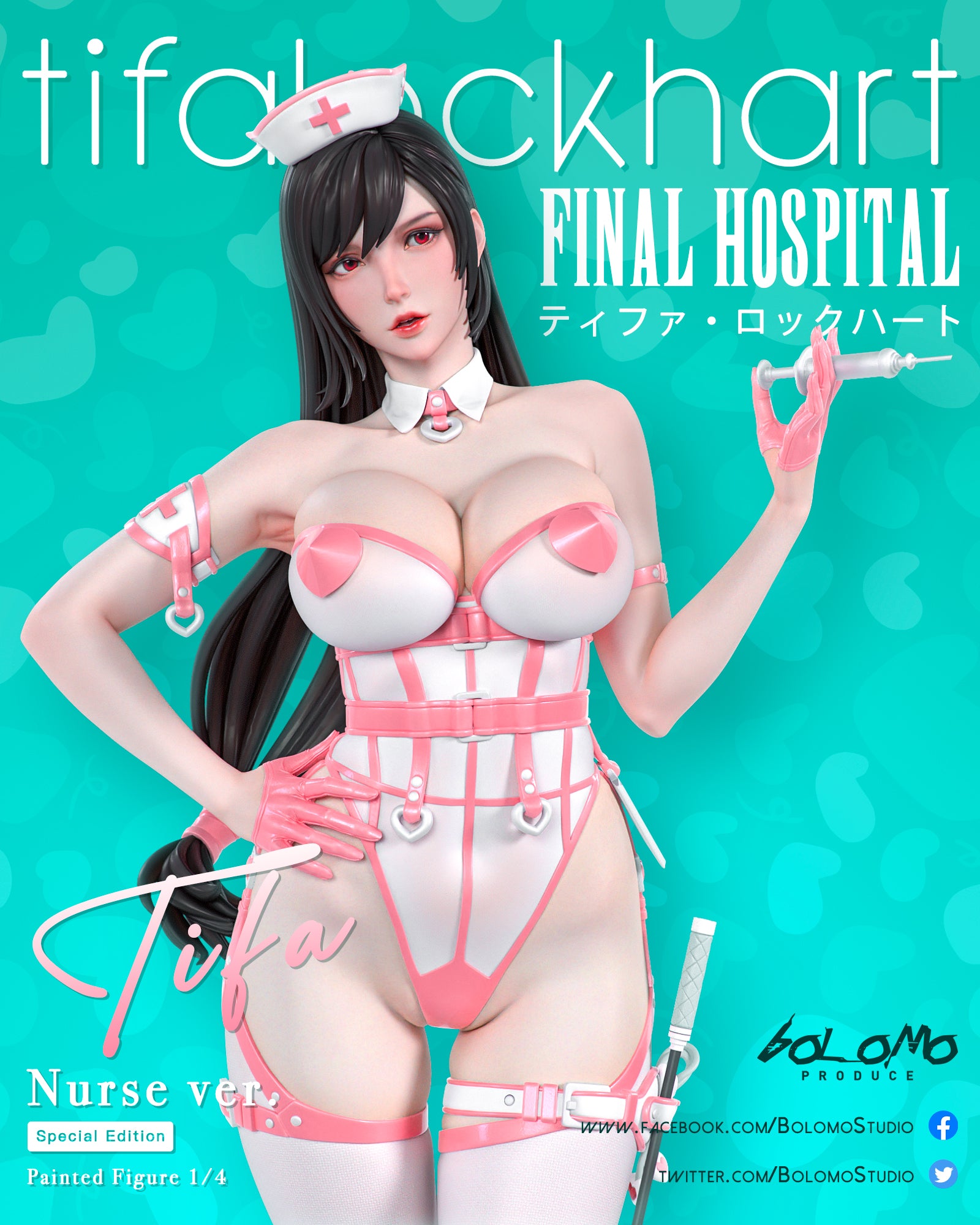【Pre-sale】1/4 Scale Nurse Tifa-Final Fantasy-Bolomo Studio