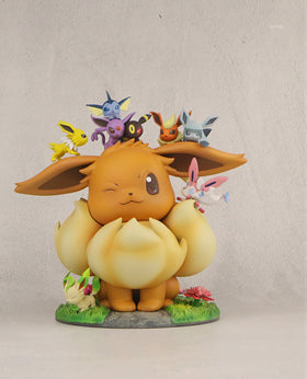 【Sold out】Big & Small Scale Eevee Family-Pokemon-DM Studio