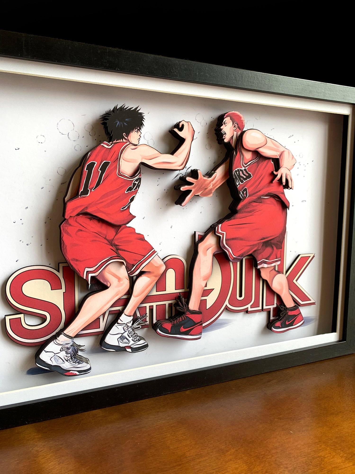 【In stock】Decorative Painting of Rukawa Kaede & Sakuragi Hanamichi-Slam Dunk-Mystical Art Studio