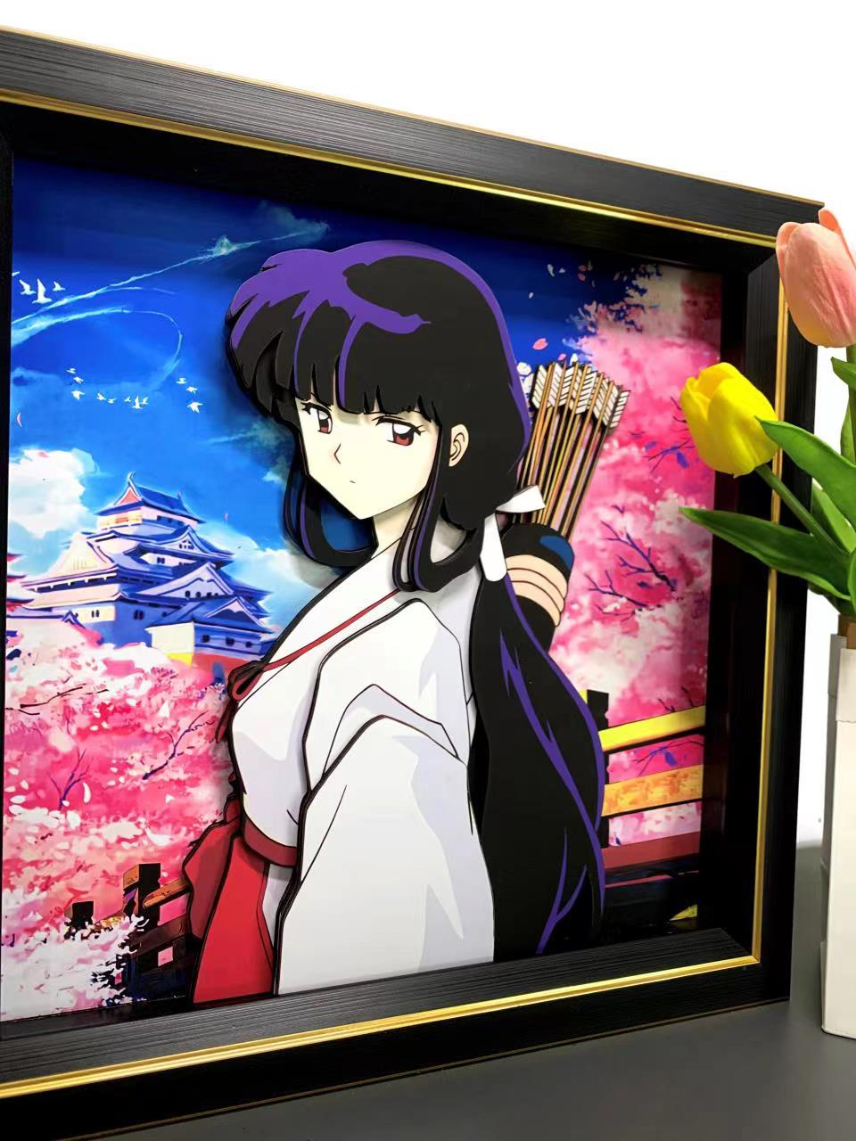 【In stock】3D Decorative Paint of Kikyō-Inuyasha Decorative Painting-momo Studio