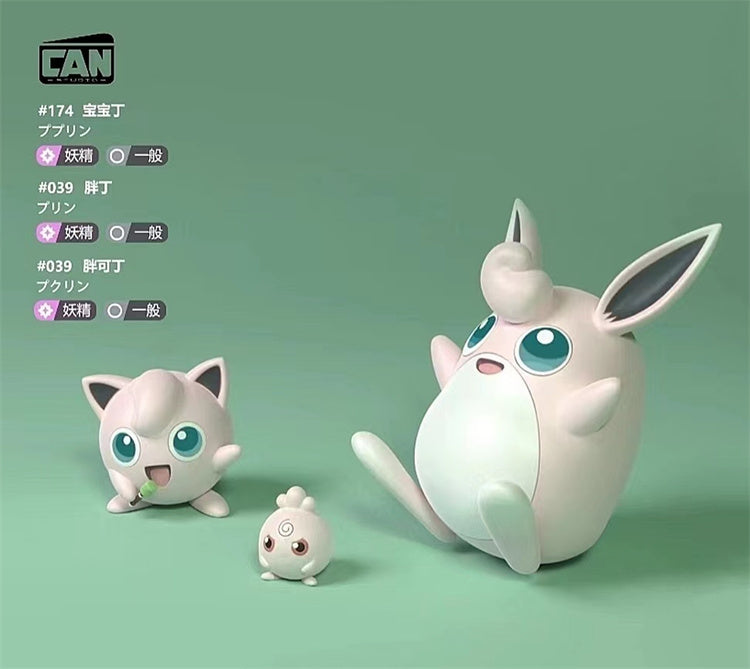 【Pre-sale】1/20 Scale World Zukan Jigglypuff Family-Pokemon-Can Studio
