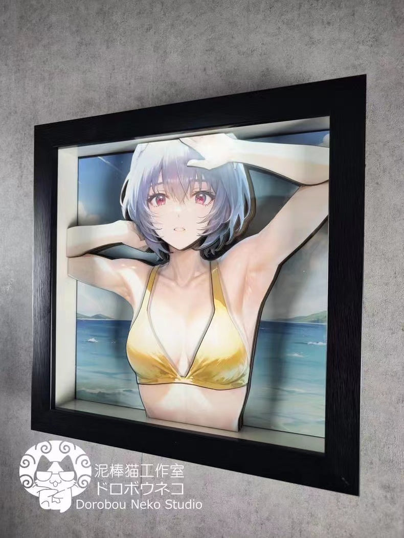 【In stock】DSSQ-002 Decorative Painting of Ayanami Rei-EVA-Dorobou Neko Studio