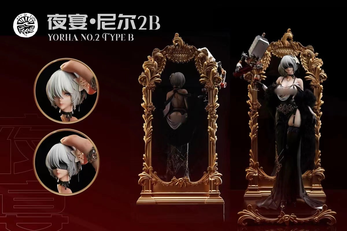 【In stock】1/4 Scale YoRHa 2B-NieR:Automata-Art Of Eden Studio