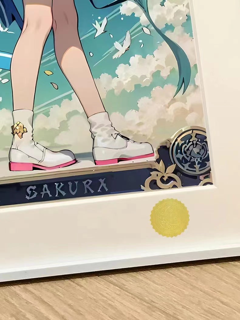 【Pre-sale】Decorative Painting of Sakura & Tomoyo-Cardcaptor Sakura-XingKong Studio