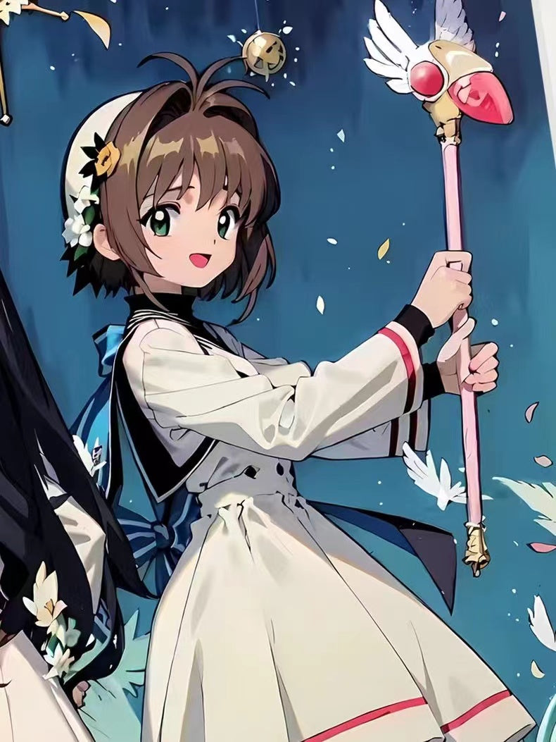 【Pre-sale】Decorative Painting of Sakura & Tomoyo-Cardcaptor Sakura-XingKong Studio