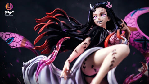 【In stock】1/6 Scale Nezuko Fully Awakened Form & Crying Little Nezuko-YOYO-Studio