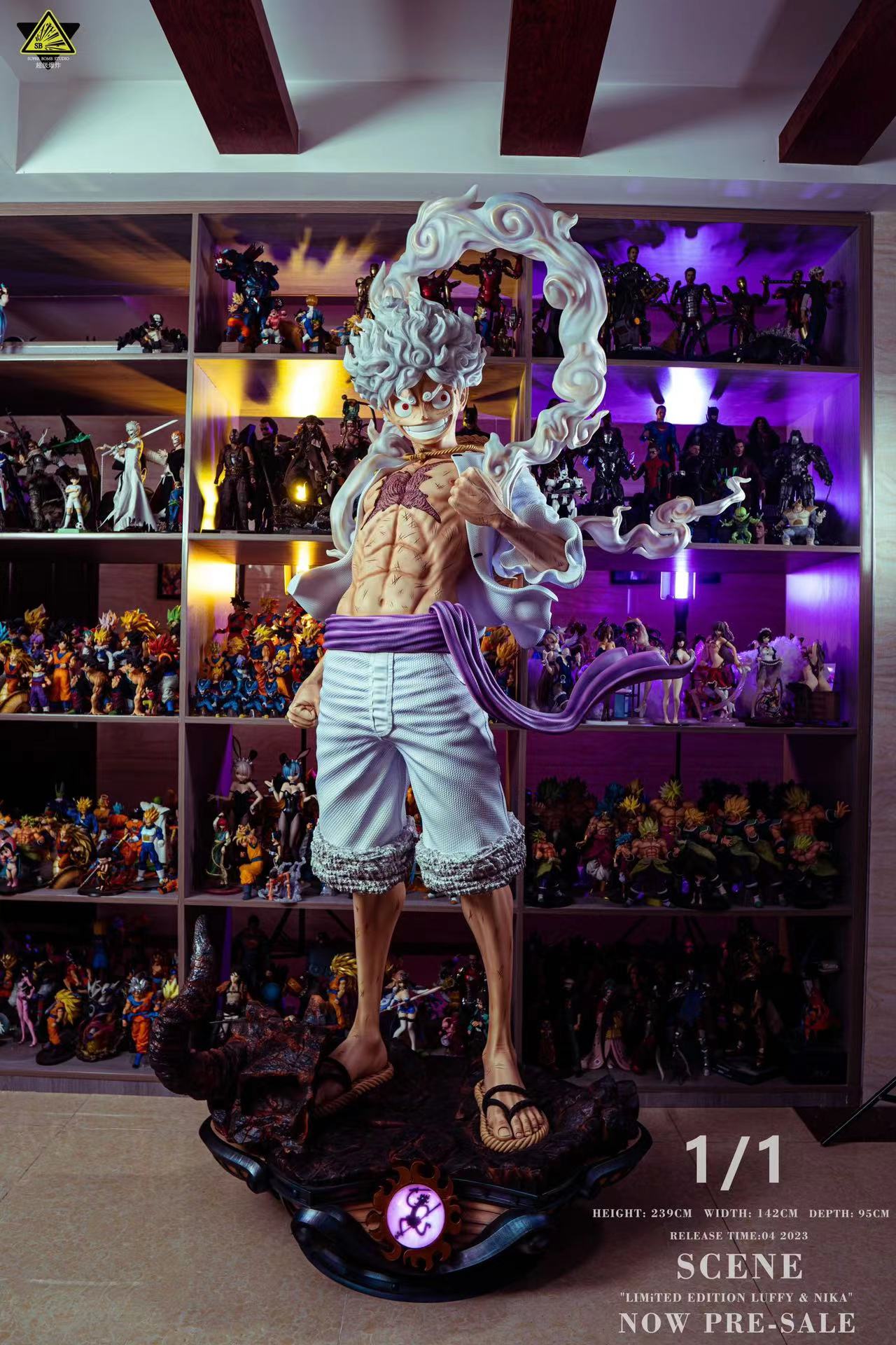 【Last one】1/1 Scale Luffy-One Piece-super bomb （SBS） Studio