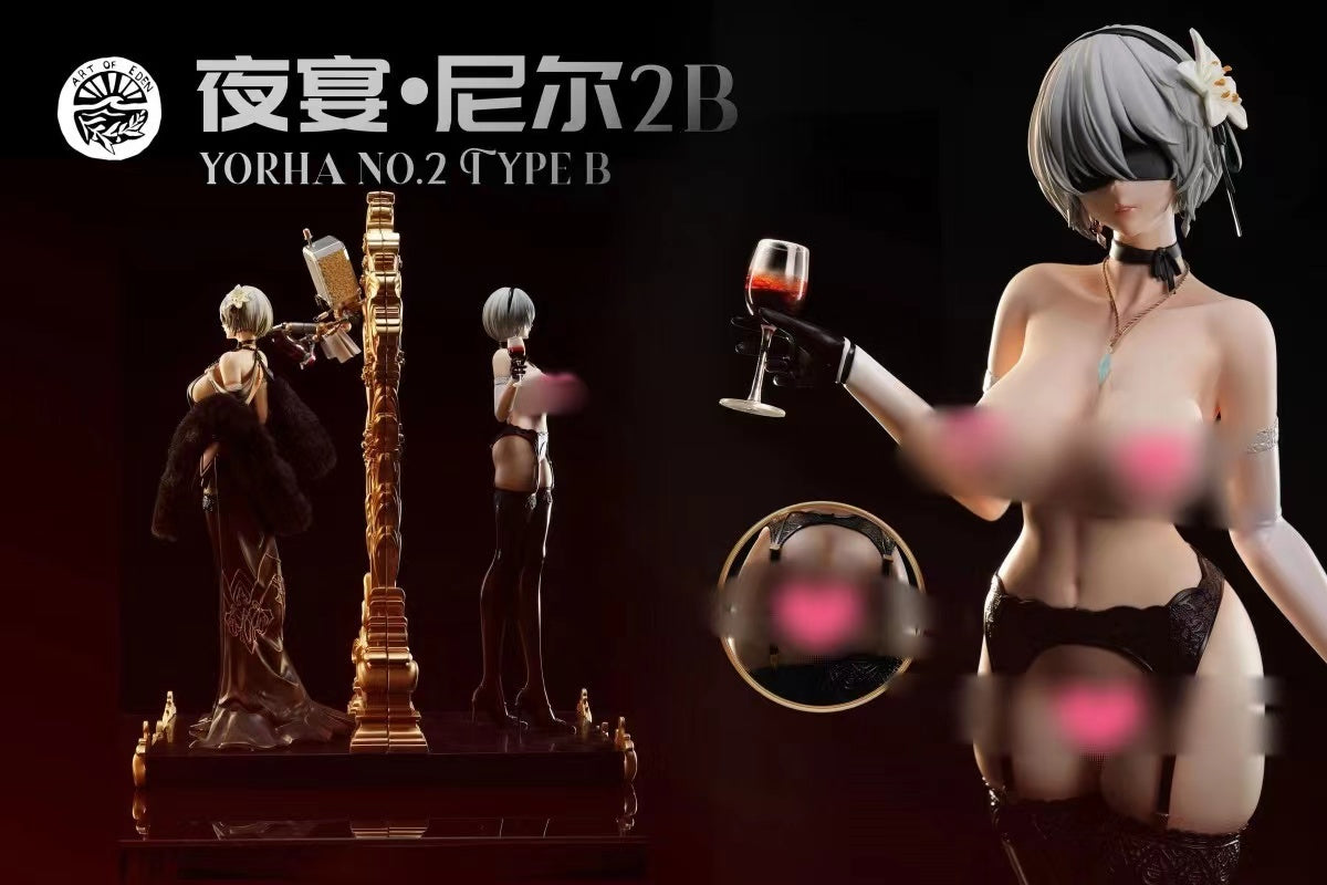 【In stock】1/4 Scale YoRHa 2B-NieR:Automata-Art Of Eden Studio