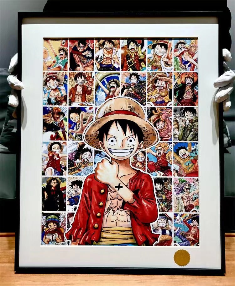【In stock】Road to Maturity Series Monkey D. Luffy Decoration Painting-One piece-Xingkong Studio