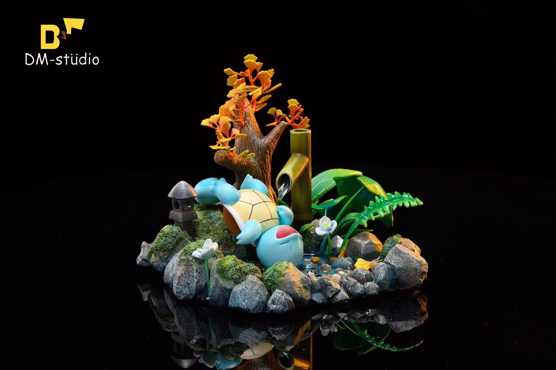 【In stock】Sleeping Squirtle - Pokemon Resin Statue - DM Studios