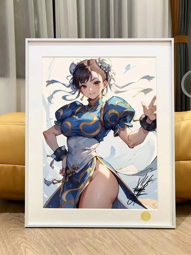 【Pre-sale】Decorative Painting of Chun-Li-Street Fighter-XingKong Studio