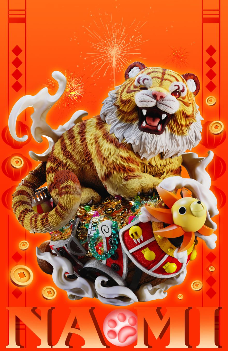 【Pre-sale】  Nami/Tiger-One piece- Pointer bear Studio