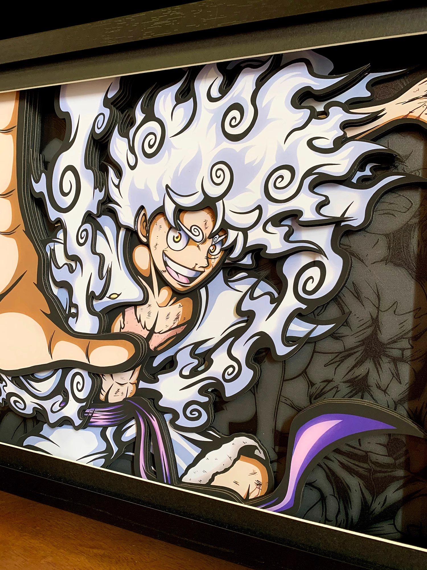 【In stock】Decorative Painting of Gear 5 Luffy-One Piece-Mystical Art Studio