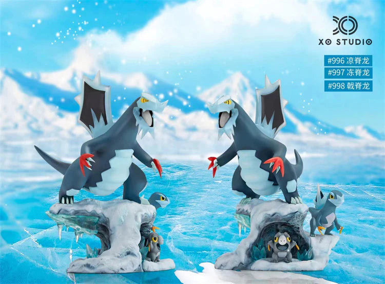 【Last one】1/20 Scale World Zukan Evolution of Baxcalibur Set-Pokemon-XO Studio