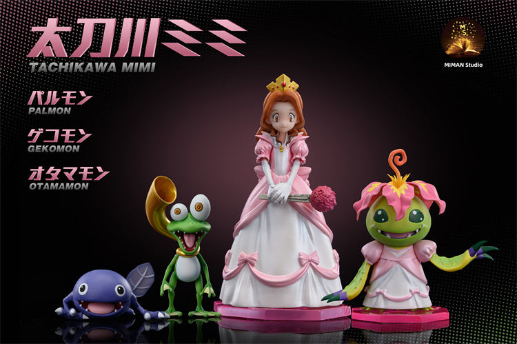 【Pre-sale】Digimon Main Character TACHIKAWA MIMI & Palmon,Gekomon and Otamamon-Digimon-MIMAN Studio
