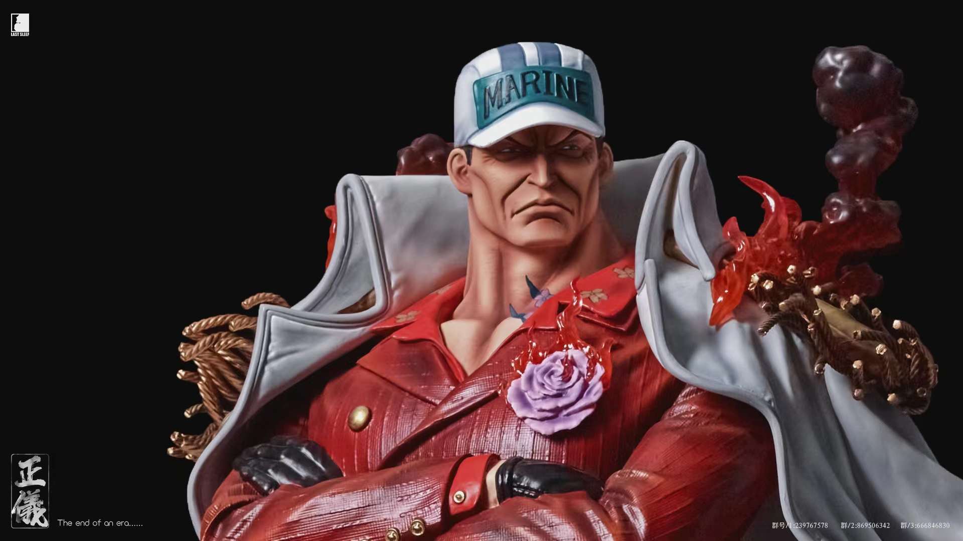 【In stock】1/8 Scale Sakazuki, Borsalino & Kuzan-Last Sleep Studio