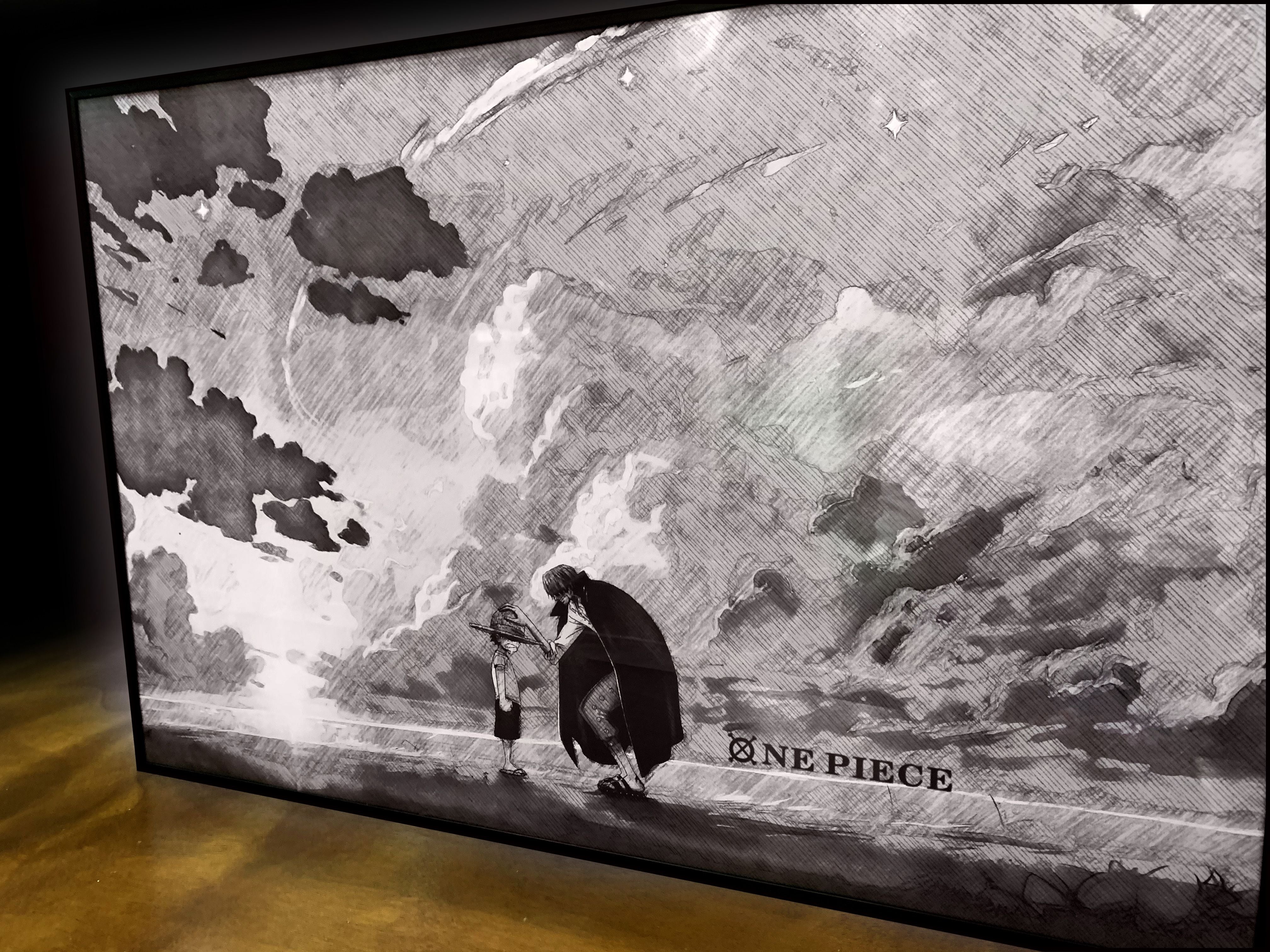 【Pre-sale】Decorative painting of Luffy & Shanks-One piece-Mystical Art Studio