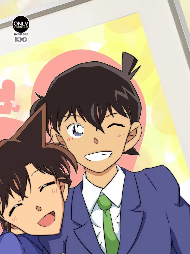 【In stock】Decorative Painting of Conan & Mouri Ran-Detective Conan-Mystical Art Studio