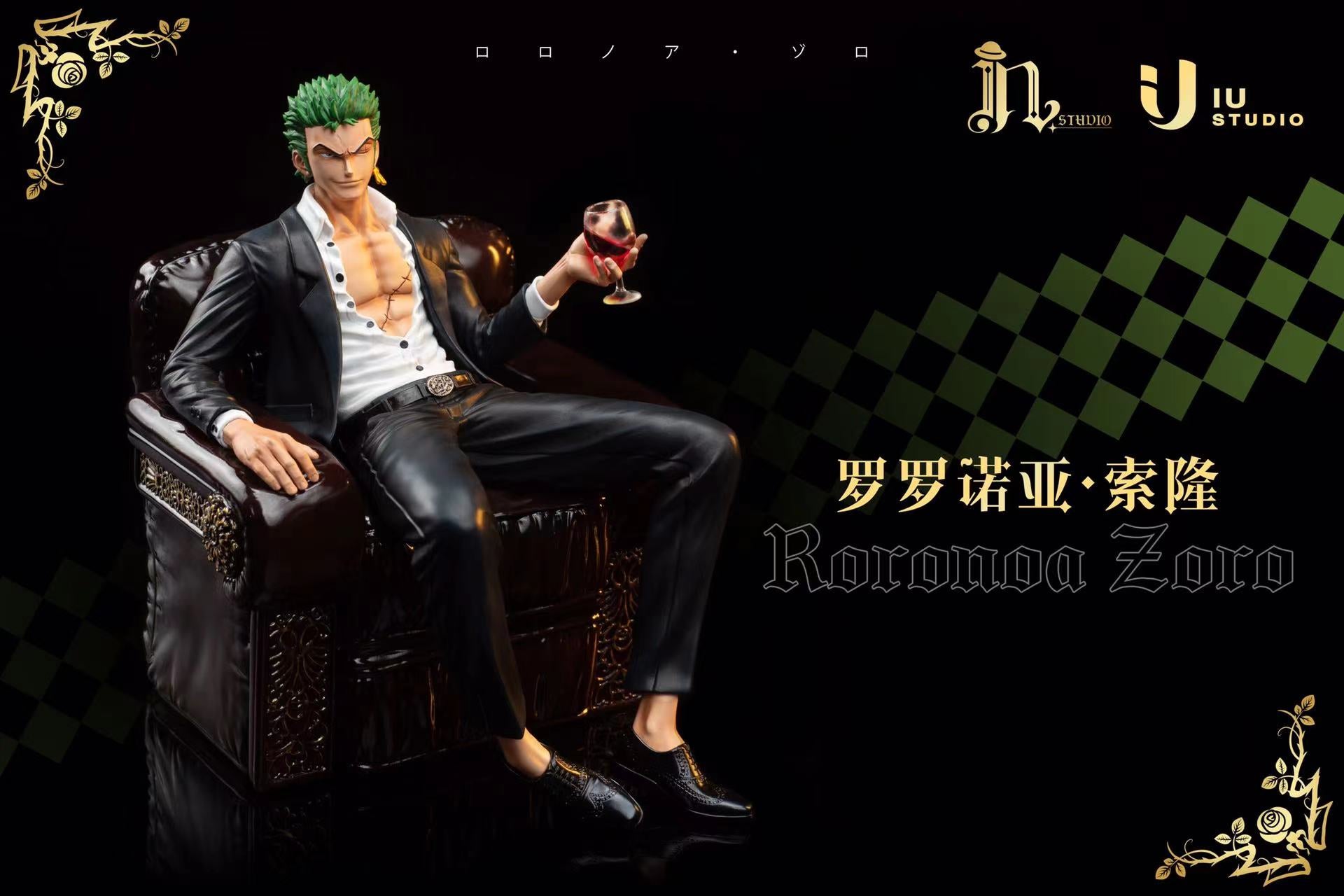 【In stock】Busniess Suit POP Scale Roronona Zoro-One piece-IU Studio