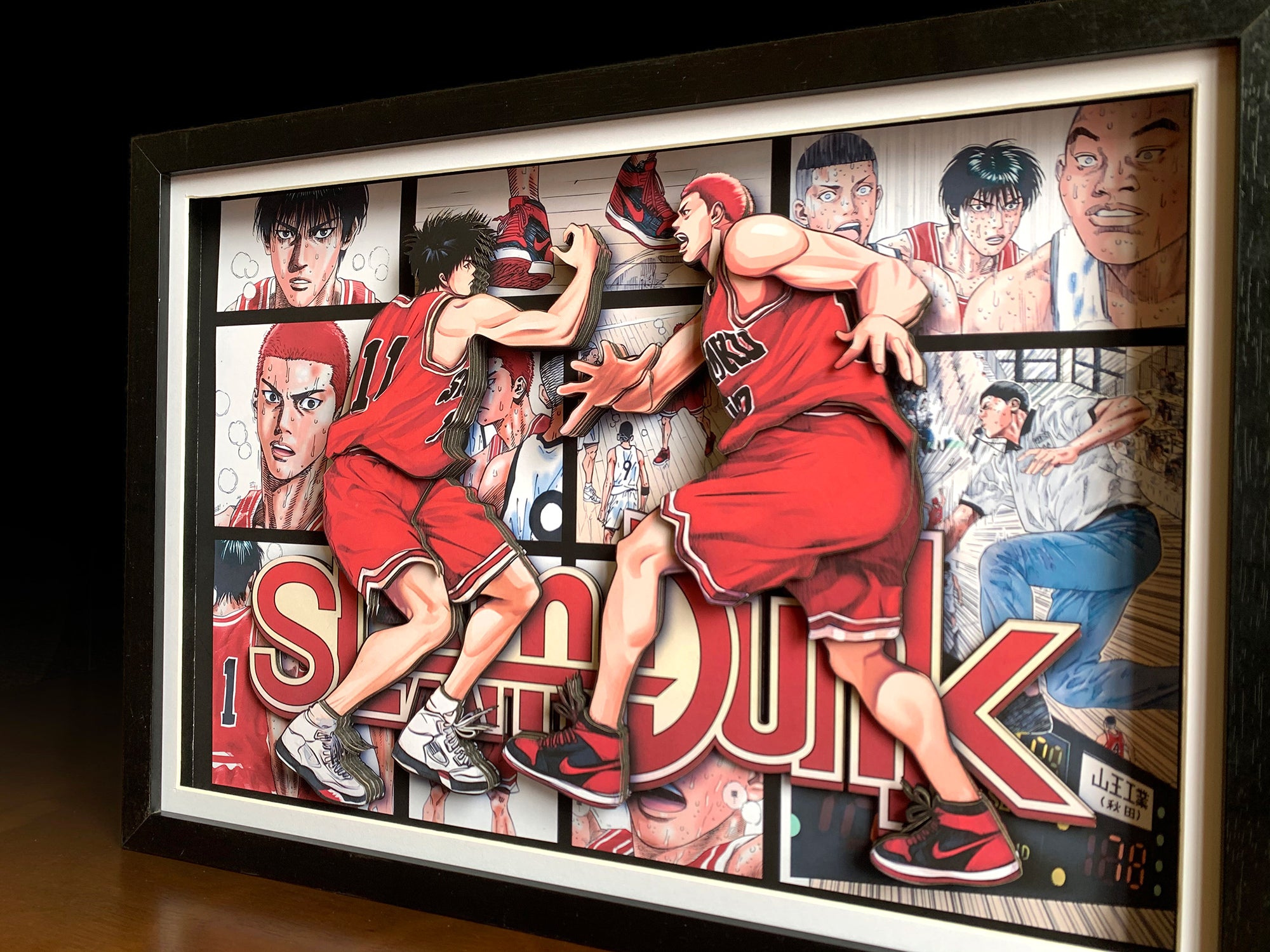 【In stock】Decorative Painting of Rukawa Kaede & Sakuragi Hanamichi-Slam Dunk-Mystical Art Studio