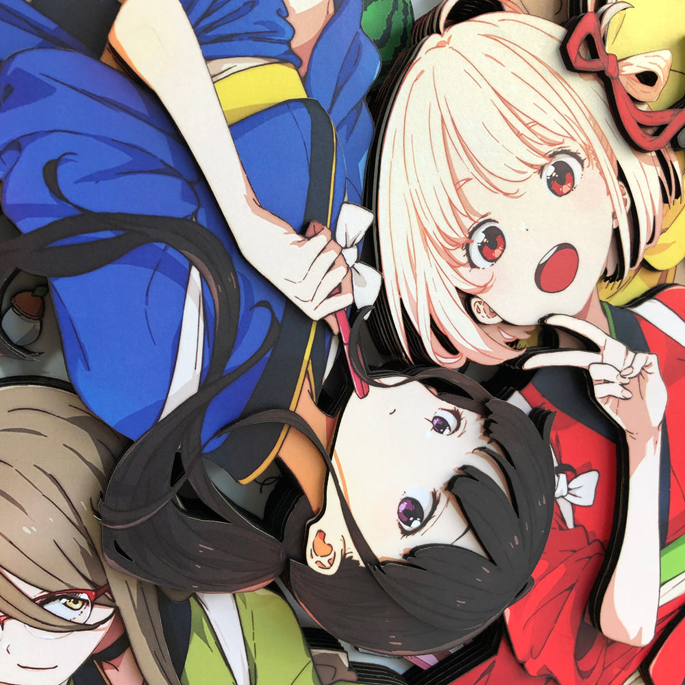 【In stock】3D Decorative Paint of Characters of Lycoris Recoil-AoTu Panda Studio