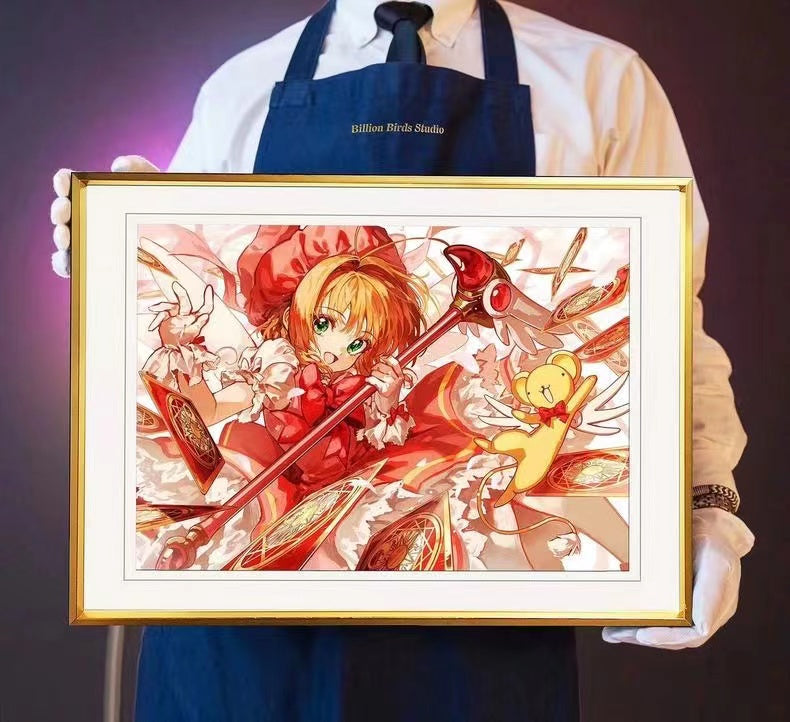【In Stock】Decorative Painting of Card Captor Sakura & Cerberus-Card Captor-Billion Birds Studio