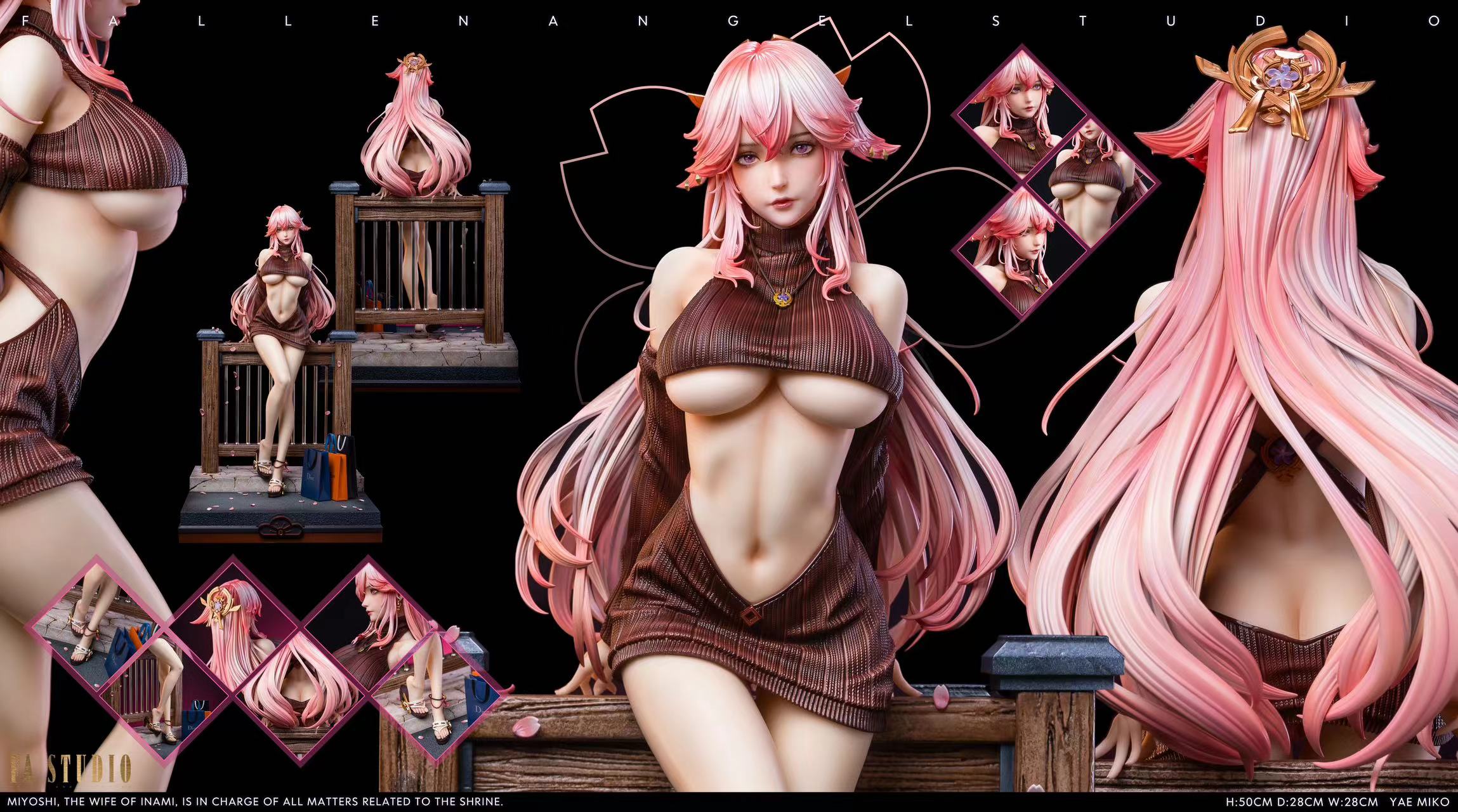 【Few left】1/4 Scale Yae Miko - Genshin Impact - Fallen Angel Studio