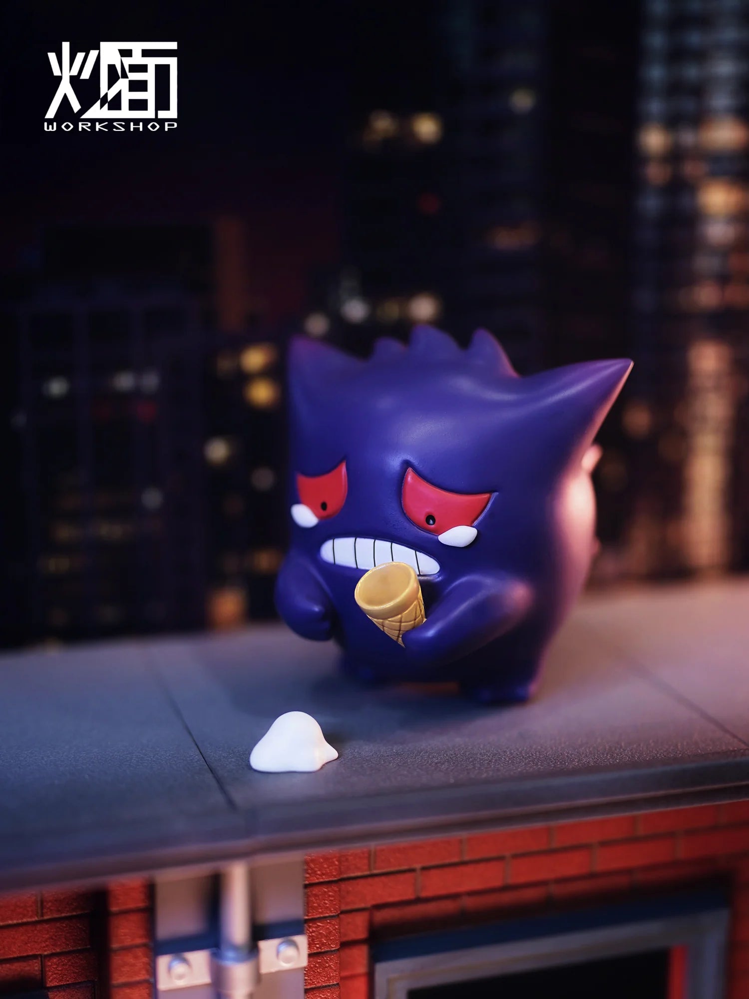 【In stock】Cute Series 001 Wronged Gengar - Pokemon Resin Statue - CM Studio